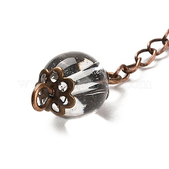 Natürliche Amethyst Dreieck Wünschelrutenpendel Anhänger&nbsp;G-G022-01R-01