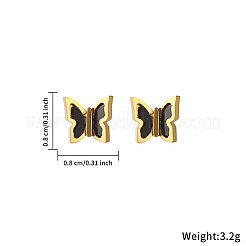 3 Paar Ohrstecker aus Edelstahl 304&nbsp;QZ7453-3
