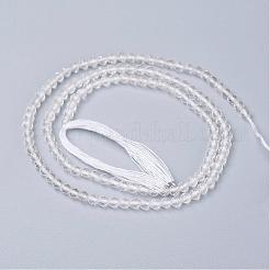Natürlichem Quarz-Kristall-Perlen Stränge&nbsp;G-D166-A-3mm