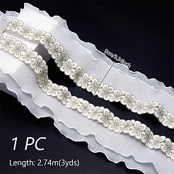 3 Yards Polyester-Spitzenband&nbsp;OCOR-GA0002-90B
