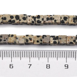 Natur Dalmatiner Jaspis Perlen Stränge&nbsp;G-F631-K30