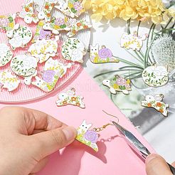 Colgantes de esmalte de aleación 25pcs 5 estilos&nbsp;ENAM-CJ0004-53