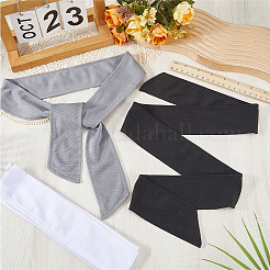 3 Stück 3 Farben Polyester-Kopftuch für Übungen&nbsp;AJEW-CN0006-10