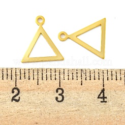 925 breloques triangle creux en argent sterling&nbsp;STER-B005-37G