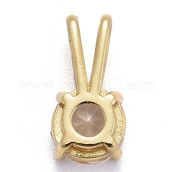 Pendentifs avec zircon cubiques à micro-pavés en laiton&nbsp;X-KK-P192-04-G06