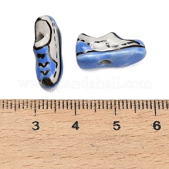 Perles en porcelaine manuelles&nbsp;PORC-L084-06C