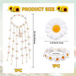 2 bandeau hippie en tissu à 2 styles&nbsp;OHAR-CP0001-18A