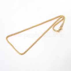 Collane a catena popcorn in acciaio inossidabile 304&nbsp;NJEW-J032-22