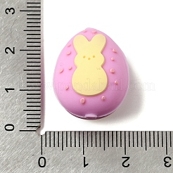 Perles focales en silicone de Pâques&nbsp;SIL-F020-03