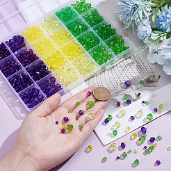 1350pcs 12 Arten transparente Acrylperlen&nbsp;TACR-SP0001-41