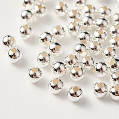 925 Sterling Silber Perlen&nbsp;STER-S002-15-3mm