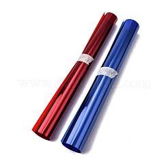 2 Set 2 Farben transparente Glitzer-Pec-Vinylstoffe Zellophan&nbsp;DIY-FH0002-72