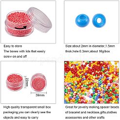 24 Farben Grad ein Glas Saatperlen Sets&nbsp;SEED-PH0004-03
