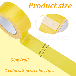 4 rollo de cintas adhesivas impermeables y a prueba de viento de 2 colores&nbsp;DIY-DR0007-69A