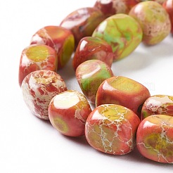 Natürliche regalite / imperial jasper / sea sediment jasper beads stränge&nbsp;X-G-Z008-01C
