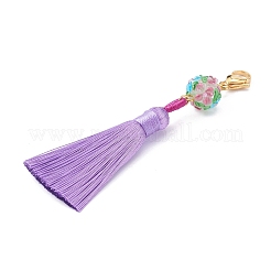 Decorazioni di grande pendente in poliestere nappa&nbsp;HJEW-JM00426