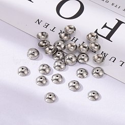 Capuchons de perles en acier inoxydable résistant au ternissement&nbsp;X-STAS-D040
