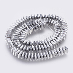 Galvanischer nichtmagnetischer synthetischer Hämatit-Perlenstrang&nbsp;X-G-E495-08B
