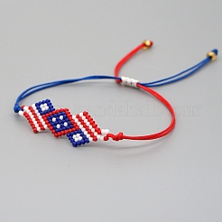 Miyuki Samen geflochtenes Perlenarmband&nbsp;BJEW-P269-29A