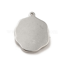 Pendentif en acier inoxydable 304 résistant au ternissement&nbsp;STAS-I197-001P