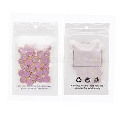 2 set 2 ciondoli smaltati in lega placcata oro di stili&nbsp;ENAM-YW0001-28B