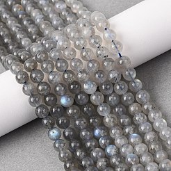 Natur Labradorit runde Perle Stränge&nbsp;G-M263-B-03