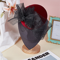 Samt Pillbox Stewardess Fascinator Hut Basis für Millinery&nbsp;AJEW-WH0248-757A
