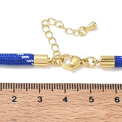 Collana con cordino rotondo avvolto con anima in poliestere&nbsp;KK-CBACFA2-03G-21