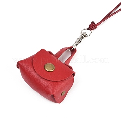Mini custodia per cuffie in similpelle&nbsp;NJEW-G198-01C