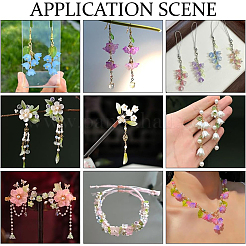 Kits de accessoires de fleurs en feuilles à faire soi-même&nbsp;DIY-PA0001-64B