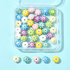40pcs 8 Farben handgemachte Porzellankeramikperlen&nbsp;PORC-FS0001-21