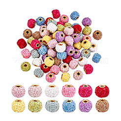 72 Stück 12 Farben Polyester European Beads&nbsp;OPDL-PH0001-08