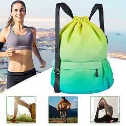 Wasserdichter Rucksack mit Kordelzug aus Oxford-Stoff&nbsp;ABAG-WH0032-65B