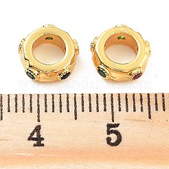 Messing Zirkonia European Beads&nbsp;KK-S377-04G