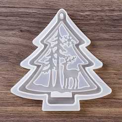 Stampo in silicone per decorazione pendenti fai-da-te a tema natalizio&nbsp;DIY-F151-01E
