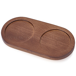 Aus Holz geschnitzte Schalenmatten&nbsp;AJEW-WH20048-39E