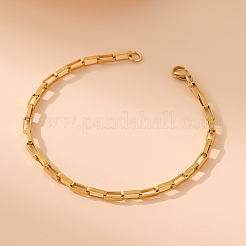 Bracelets de chaîne d'acier inoxydable&nbsp;PW-WGA1A25-01