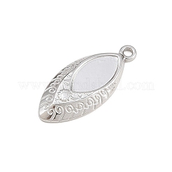 Cabochonfassung für Anhänger aus Edelstahl 304&nbsp;SA-CBA038A-04P