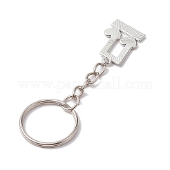 Porte-clés émail en alliage de platine&nbsp;KEYC-JKC00752-02