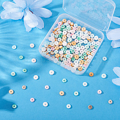 200 Stück 10 Farben natürliche Muschelperlenstränge&nbsp;BSHE-TA0001-19