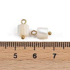 Natürliche Muschelsäulen-Charms&nbsp;X1-STAS-D378-32G
