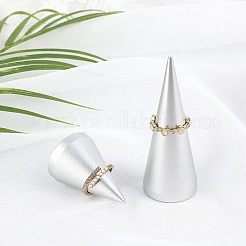 Aluminium Fingerring Displayhalter&nbsp;RDIS-WH0004-01