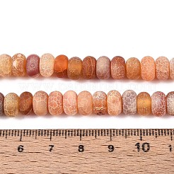 Chapelets de perle en agate naturelle patinée&nbsp;G-N357-13A-04