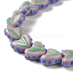 Fili di perline a lume fatti a mano a forma di cuore&nbsp;LAMP-G150-01H