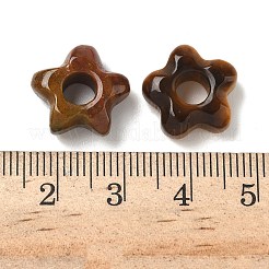Natürliche Tigerauge europäischen Perlen&nbsp;G-C252-02D