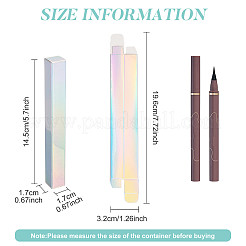 Boîtes de papier rectangle&nbsp;CON-WH0072-55C