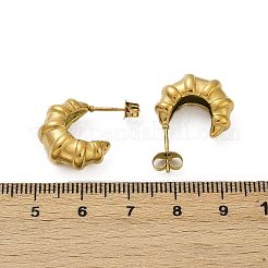 Boucles d'oreilles à tige en acier inoxydable 304&nbsp;EJEW-S272-02G