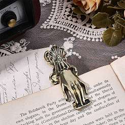 1 handförmiger Lesezeichenclip aus Legierung&nbsp;AJEW-CP0010-81