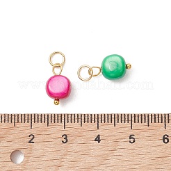 Gefärbt natürlichen Muschel Anhänger&nbsp;PALLOY-JF05269-01