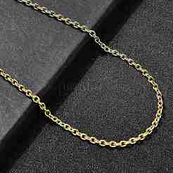 Collares de cadena de cable de acero inoxidable 202 de 3 mm&nbsp;NJEW-C097-03G